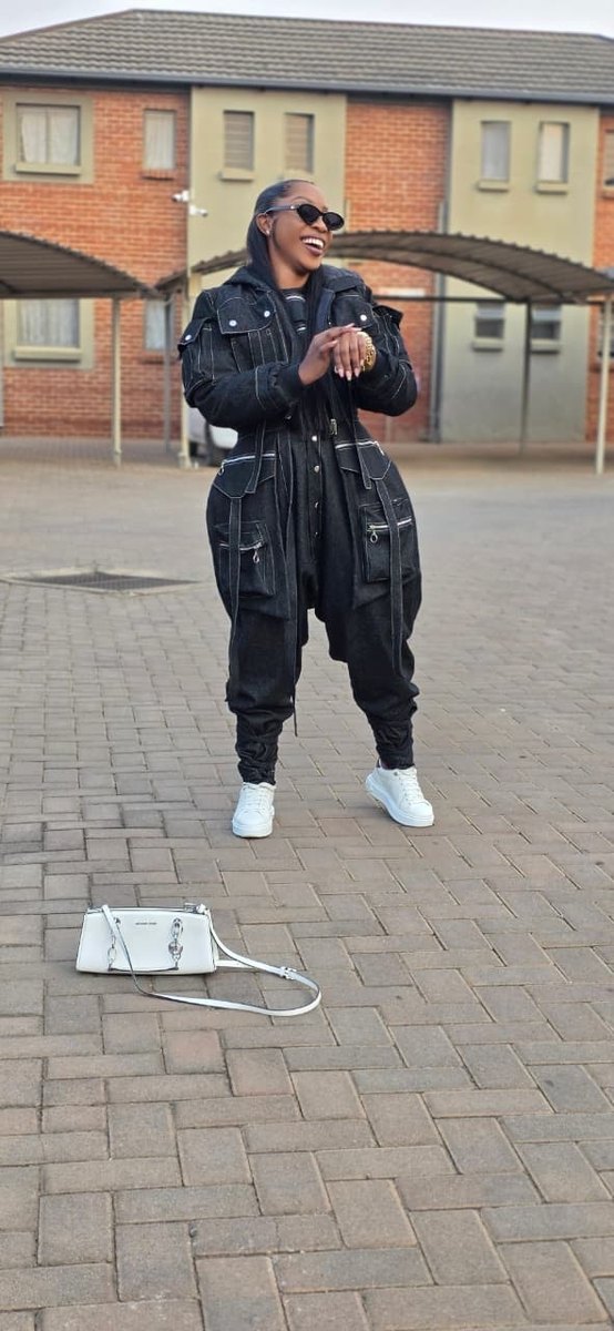 Cropped Utility Jacket Set worn